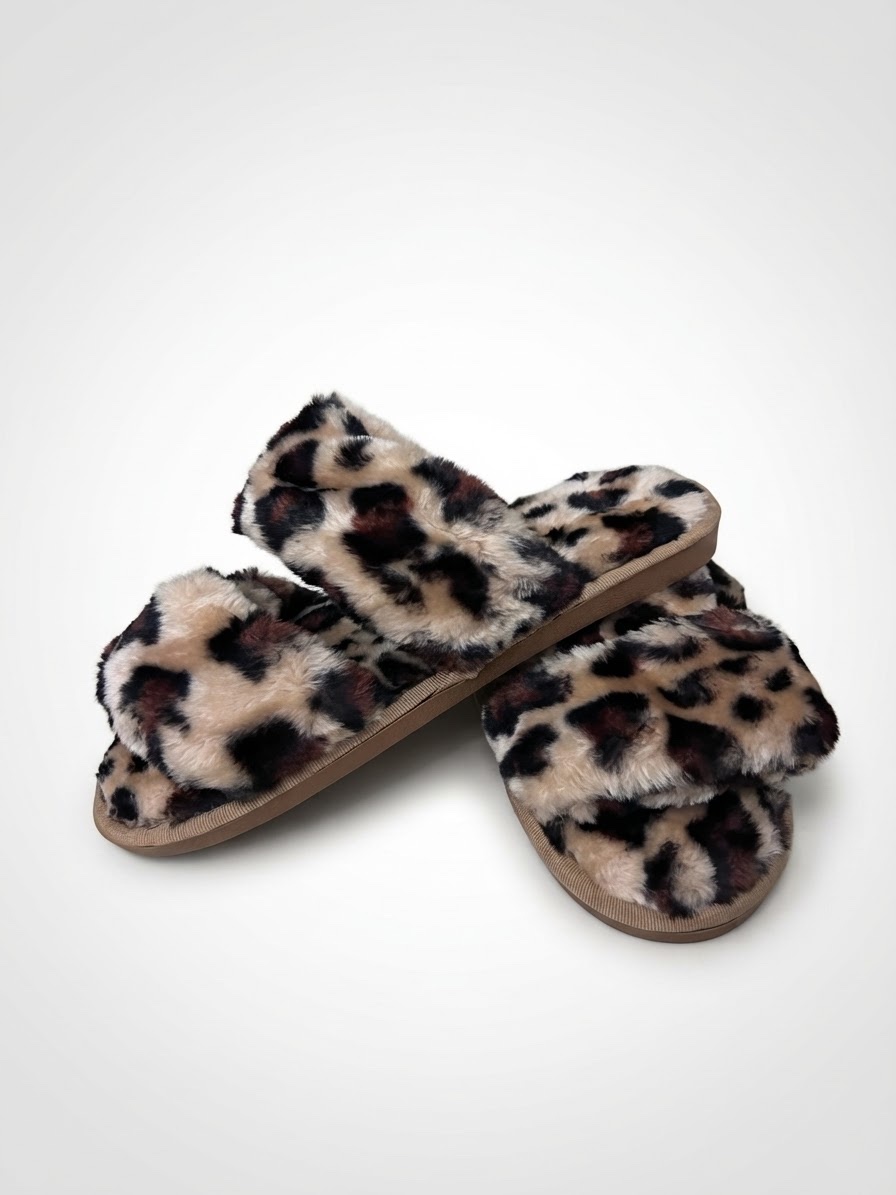 Chaussons léopard
