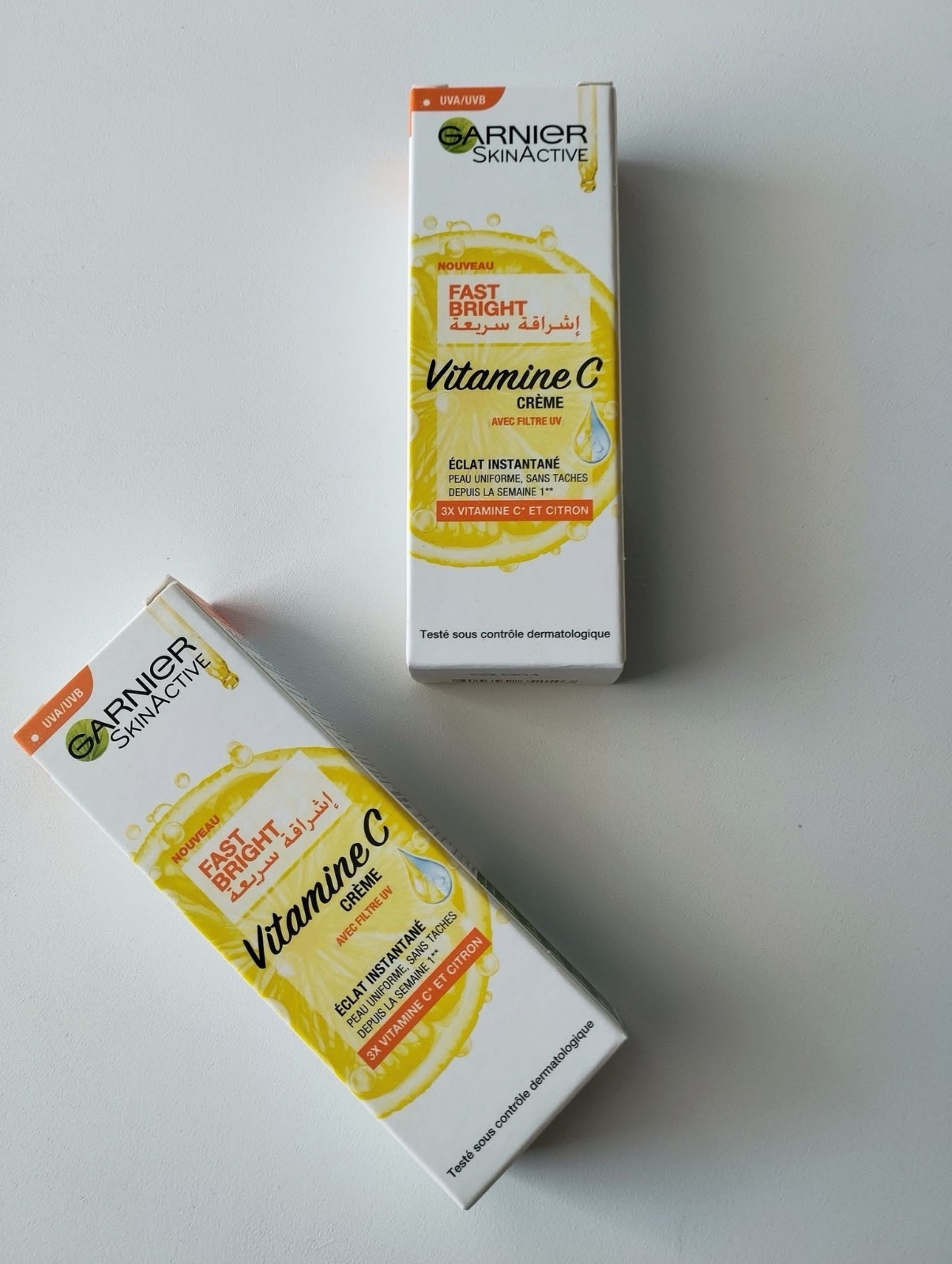 Garnier SkinActive Fast Bright Vitamine C Crème avec Filtre UV