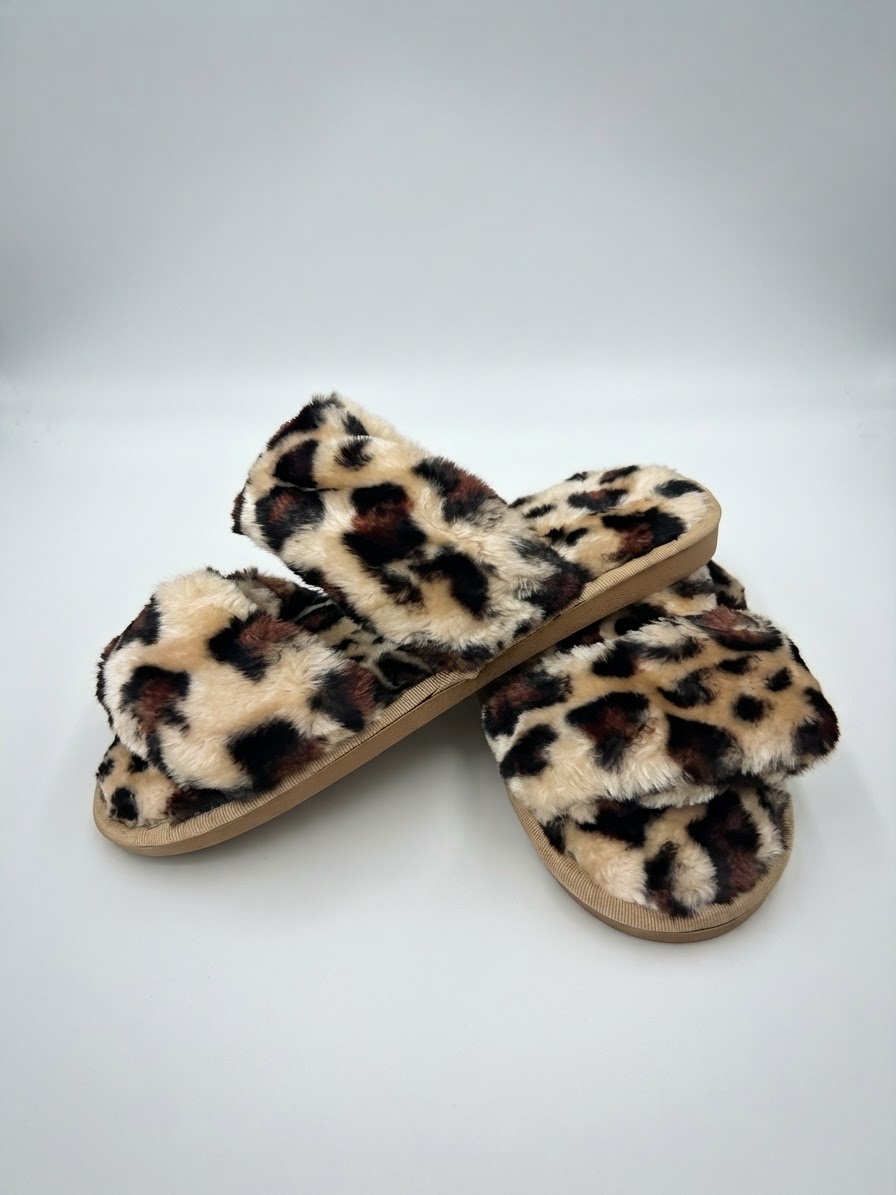 Chaussons léopard