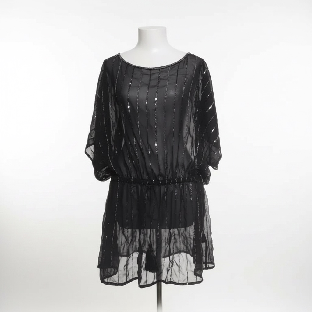 KappAhl tunique noire, taille M