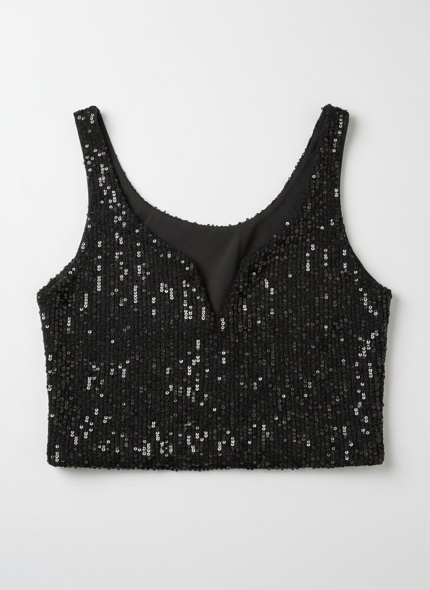 Haut soirée avec sequins 