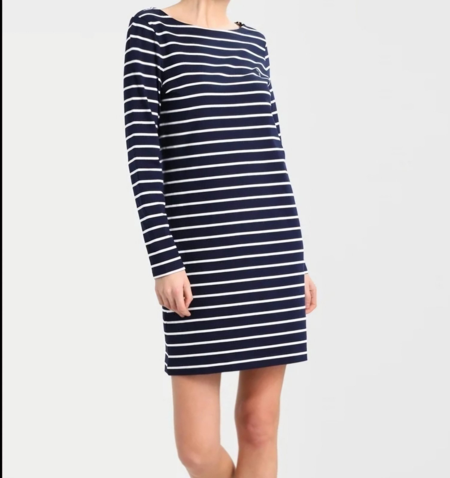 Robe rayée marine 