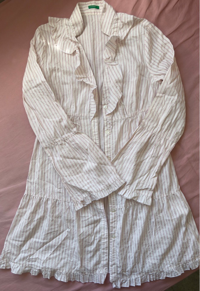 Robe chemise benetton trés chic 