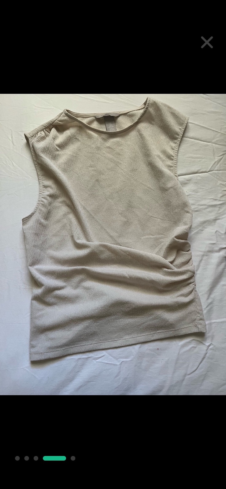 Draped vest top