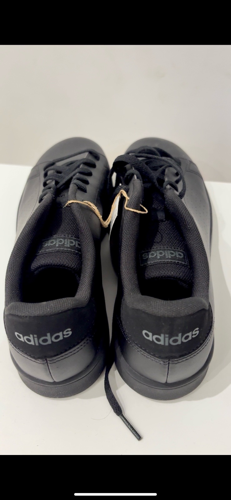 Adidas advantage K youthful black shoes 