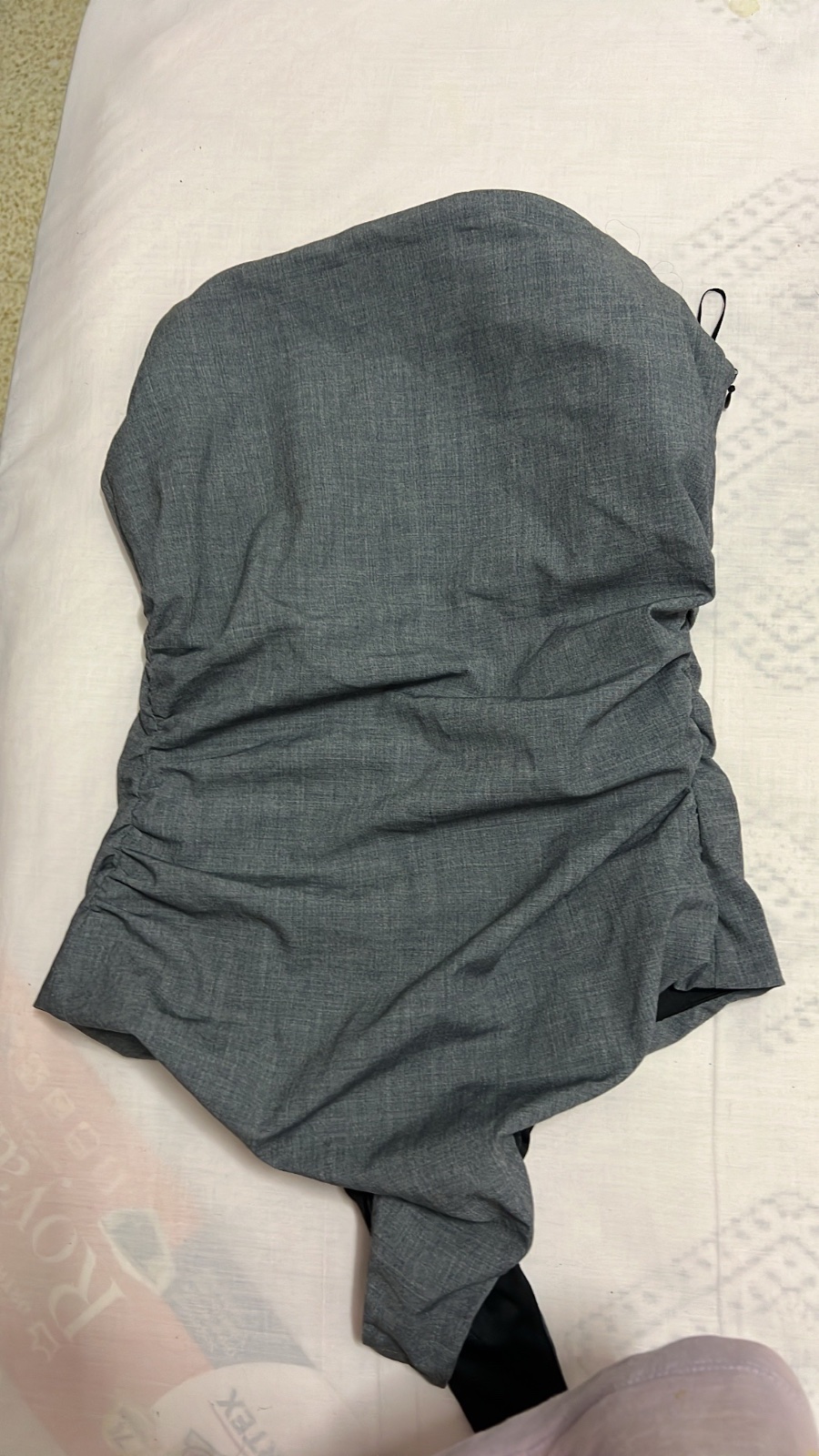 Top gris zara