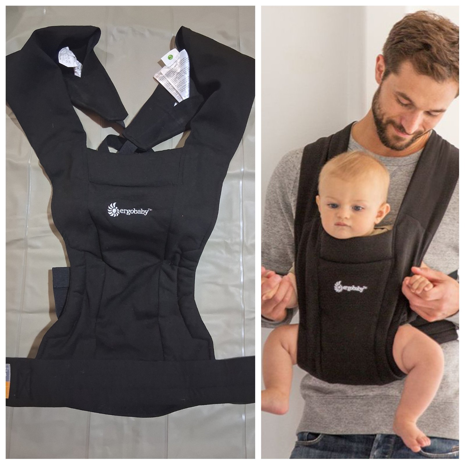 Porte-bébé Ergobaby Embrace - Pure Black