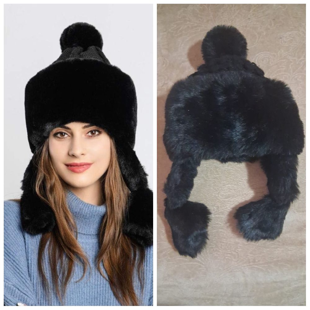 Chapeau jeune fille en forrure