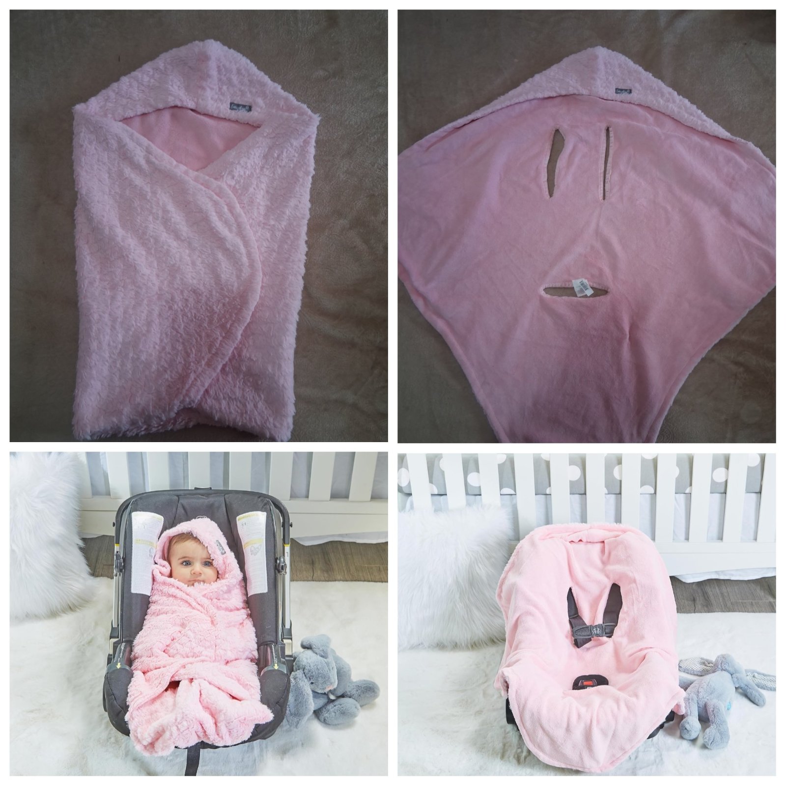 Couverture de siège auto rose pastel EVERYDAY KID