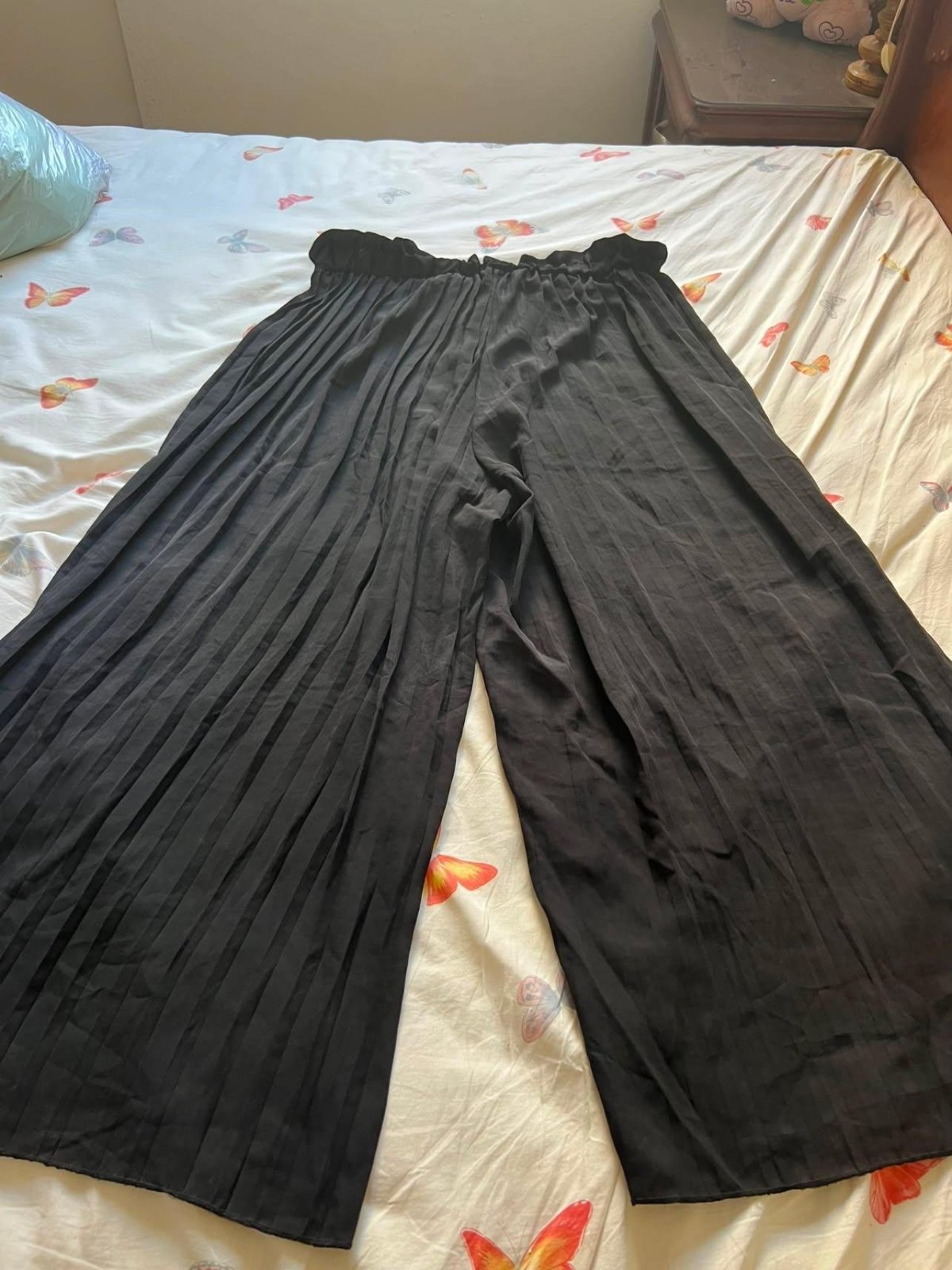 Pontalon large shein plissé 