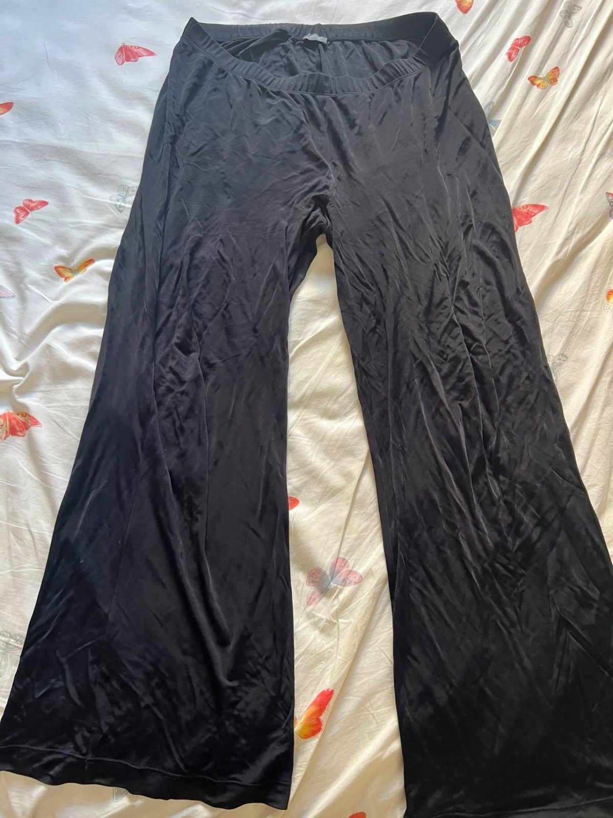 Pontalon noir large merte7 taille haute