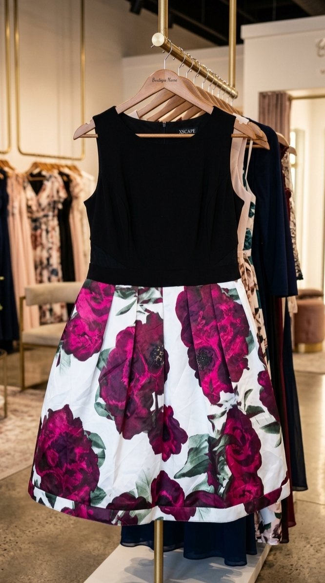 Robe soirée taille 50 et 50 fort