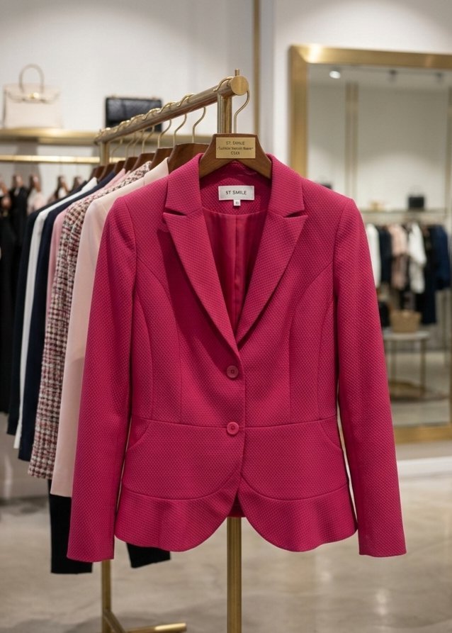 Blazer style tendance fouchia 