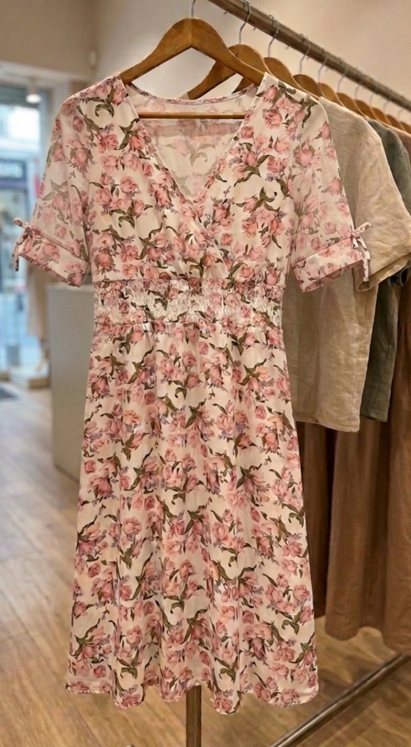 Robe fleuri fine taille 40 et 42 