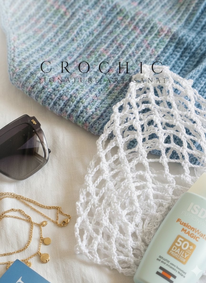 Top dos nu en crochet fait main – Crochic