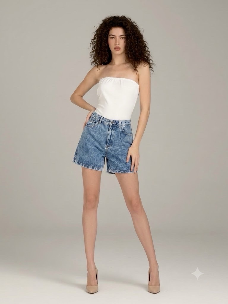 Short denim bershka taille 40 