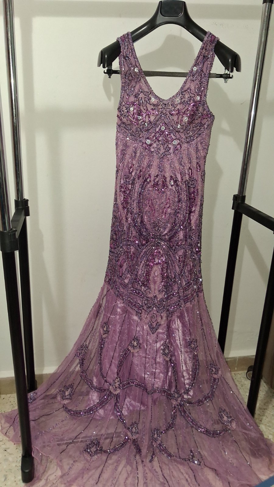 Robe soirée à sequin