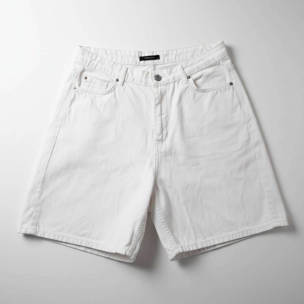 Short denim bermuda 