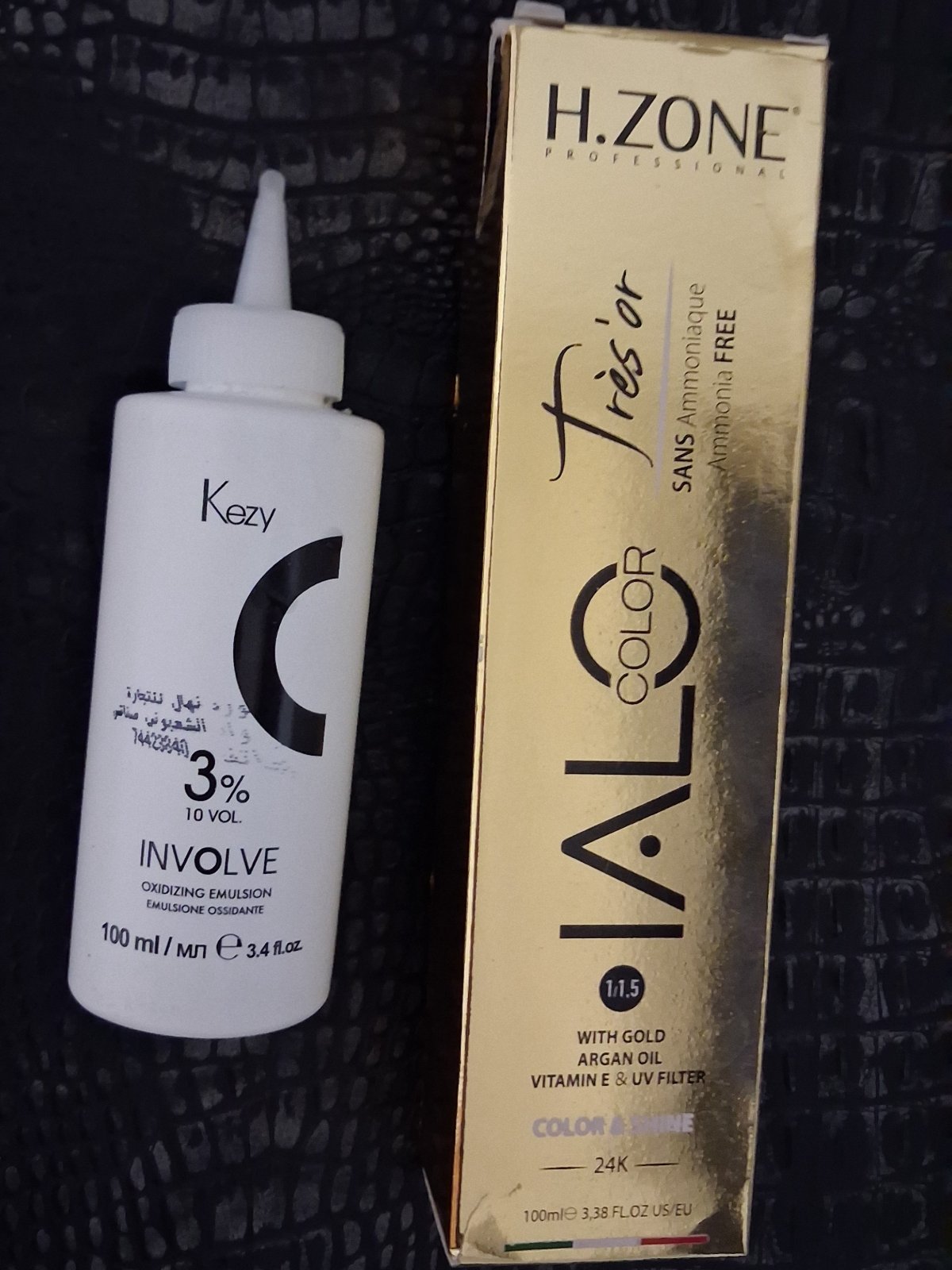 Kit Coloration Noir sans Ammoniaque + Oxydant 10