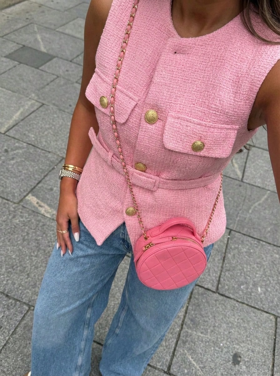 Veste sans manche sans ceinture