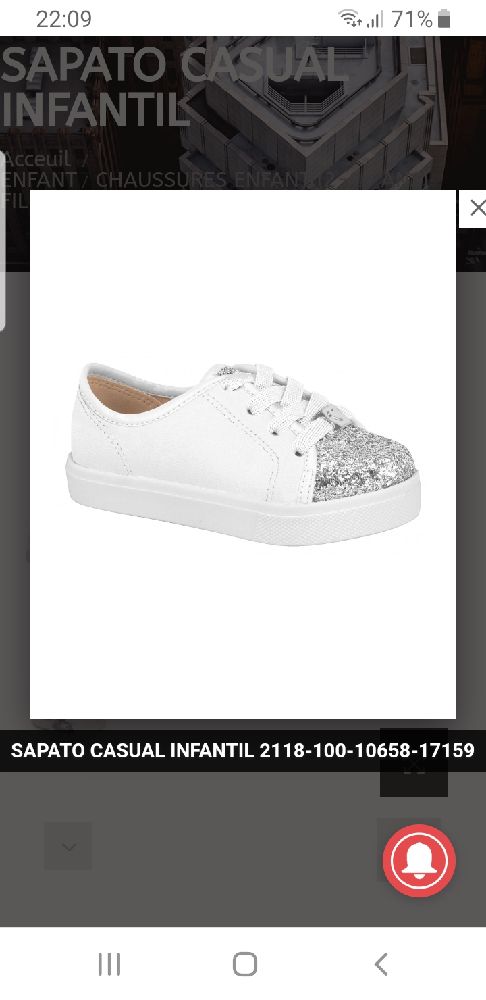 espadrille molekinha bebe
