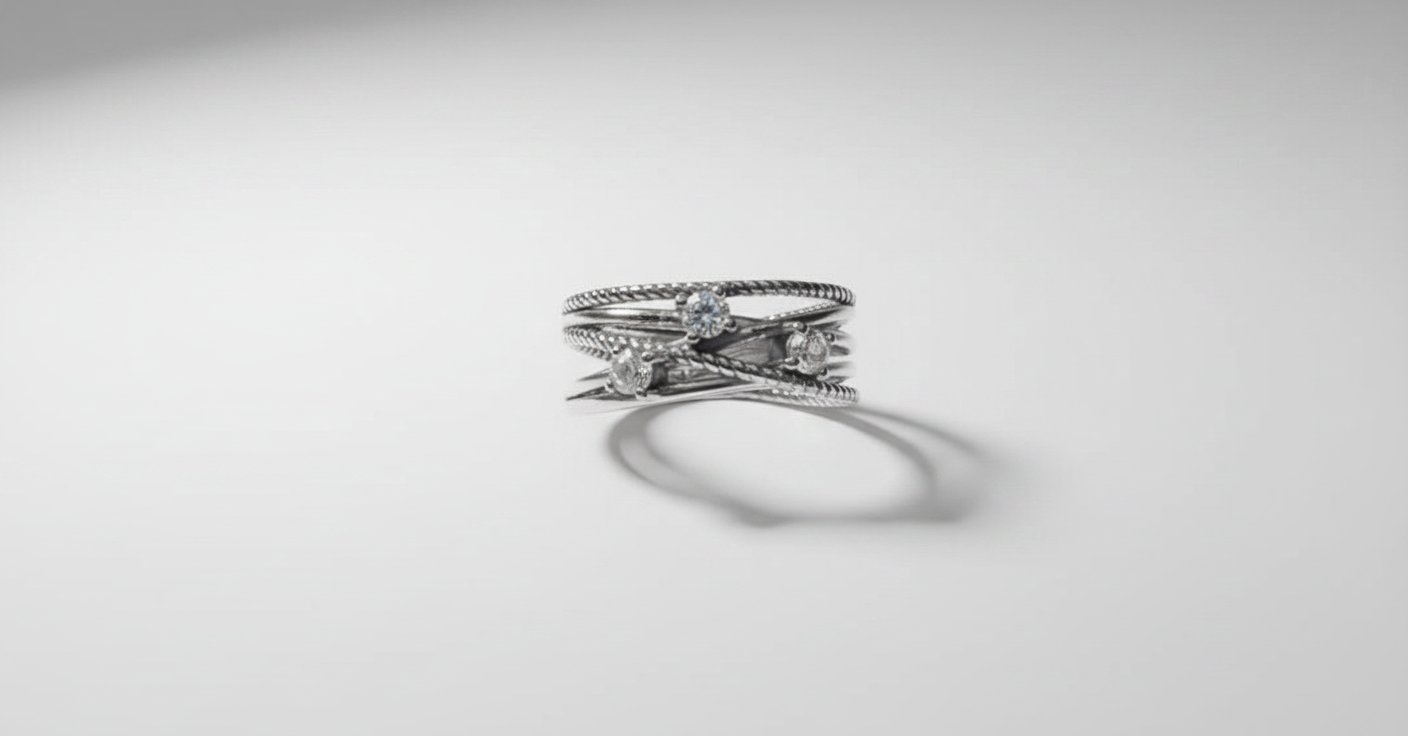 Bague en argent sterling s925 taille 9