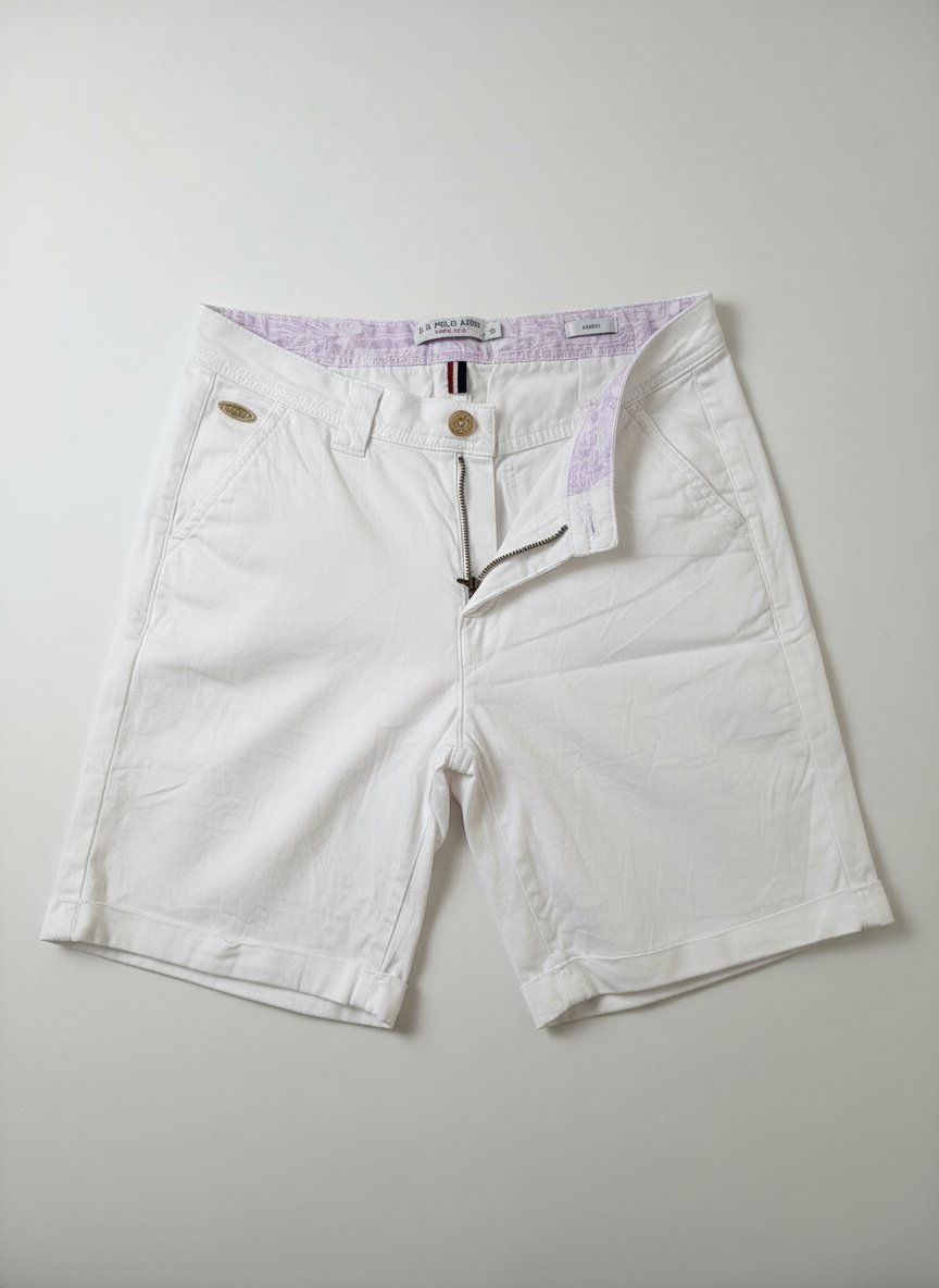 Short us polo femmes 