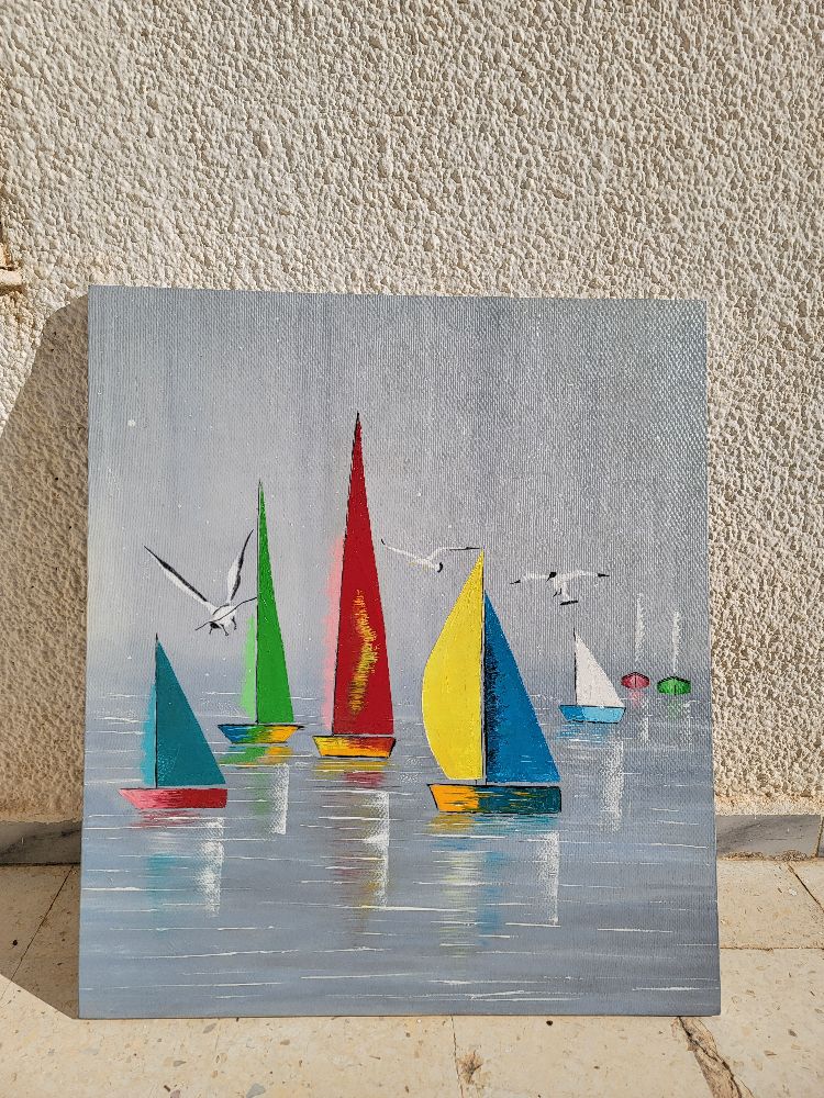 Peintures acryliques sur toile 