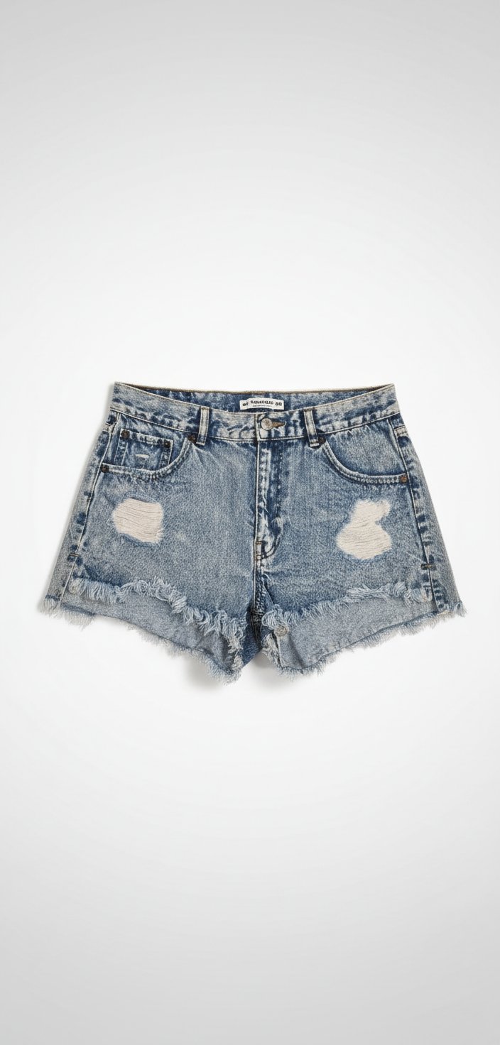 Short femme jeans 