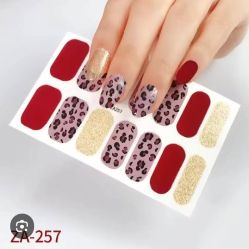 Nail Art Stickers Self Adhesive Nail Polish Wraps Nails Shein 