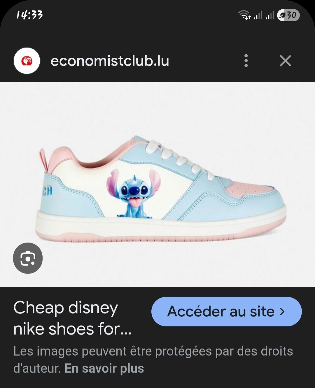 Baskets femme Stitch 
