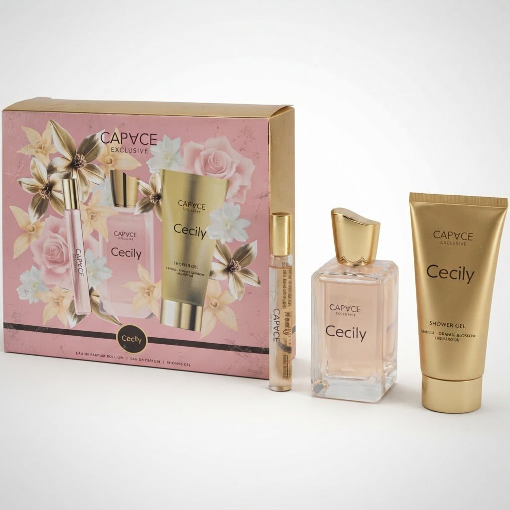 Coffret cadeau parfum pour femme Cecliy de la marque Capace (gamme Capace Exclusive).