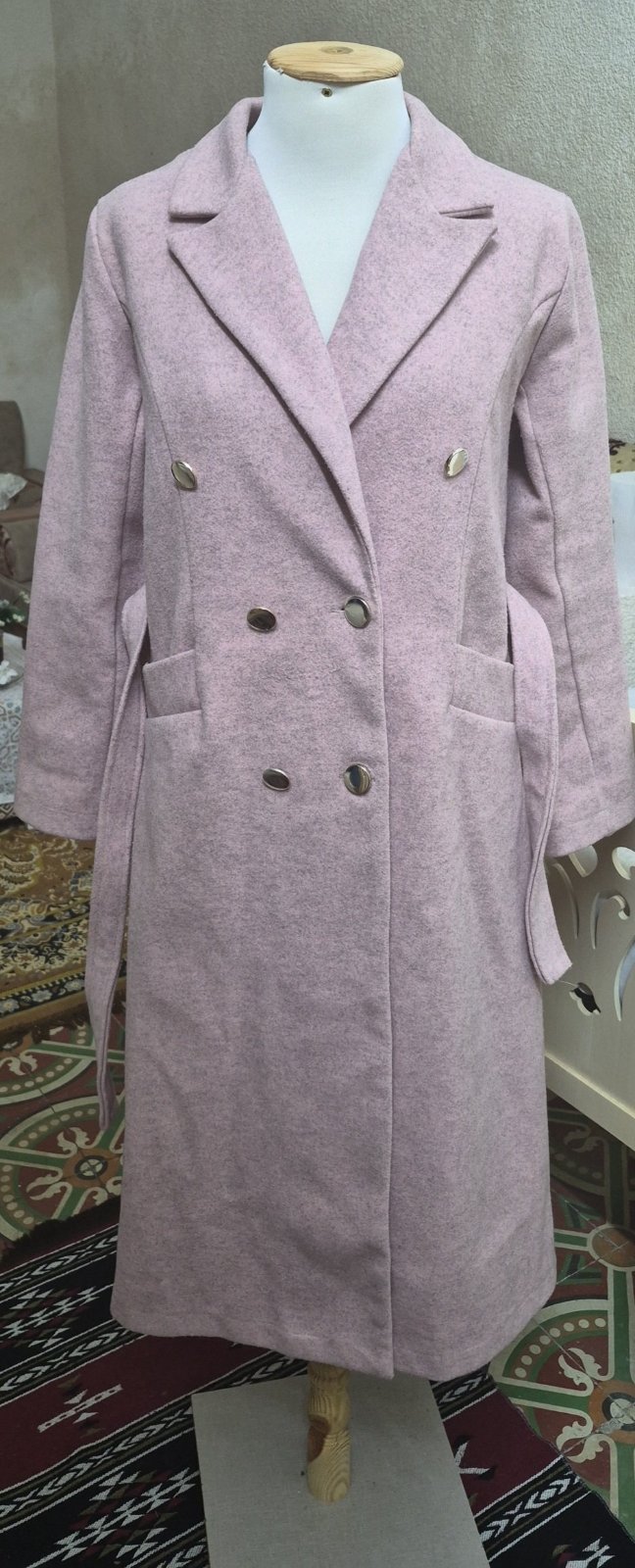 Monteau femme long en cachemire soft 