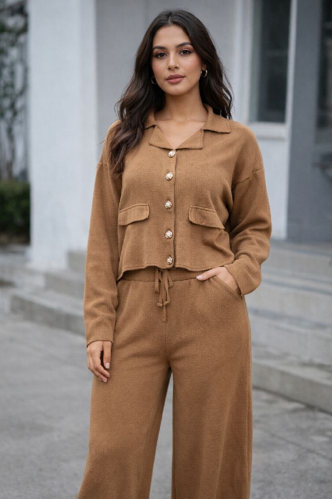 Ensemble femme en maille 