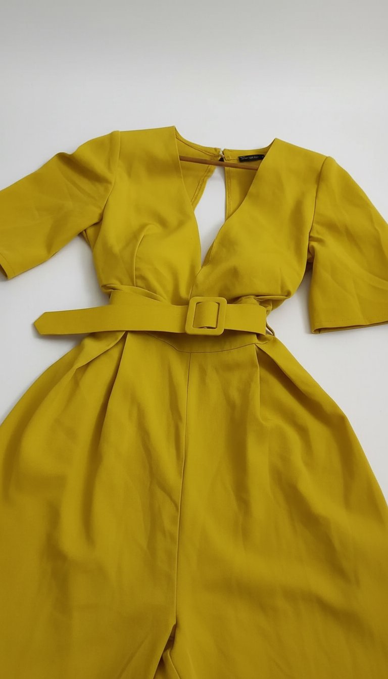 Jolir combi short jaune mautarde