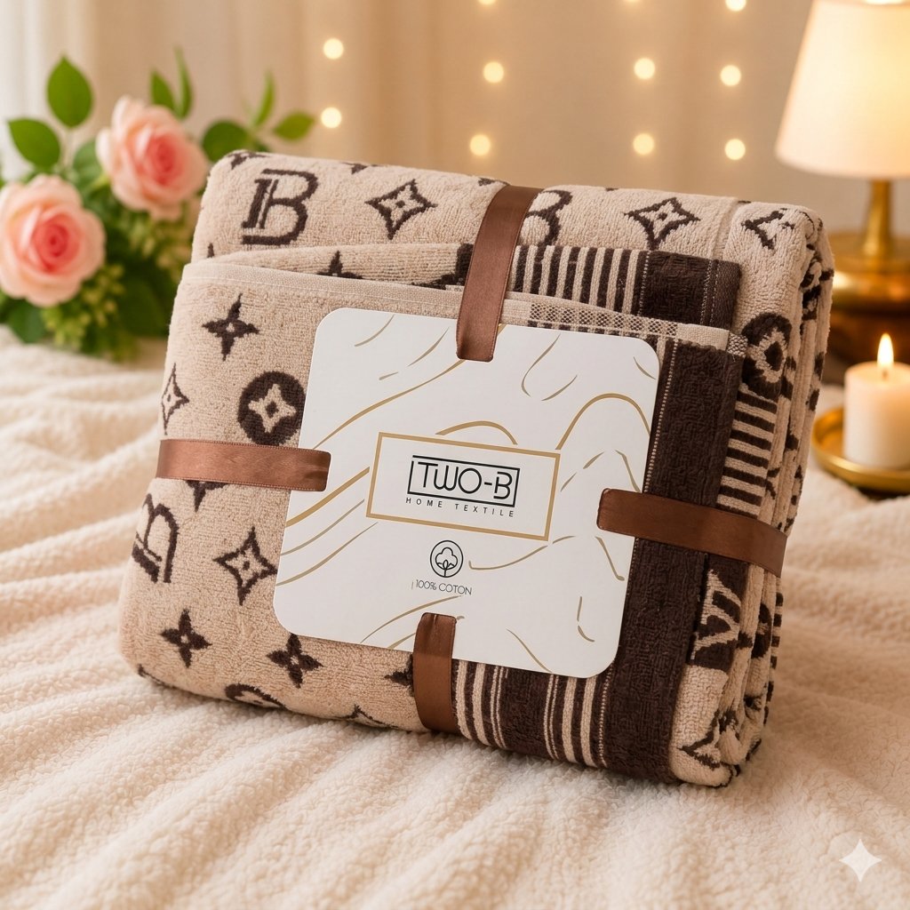 Lot de serviettes de douche (2 pièces)