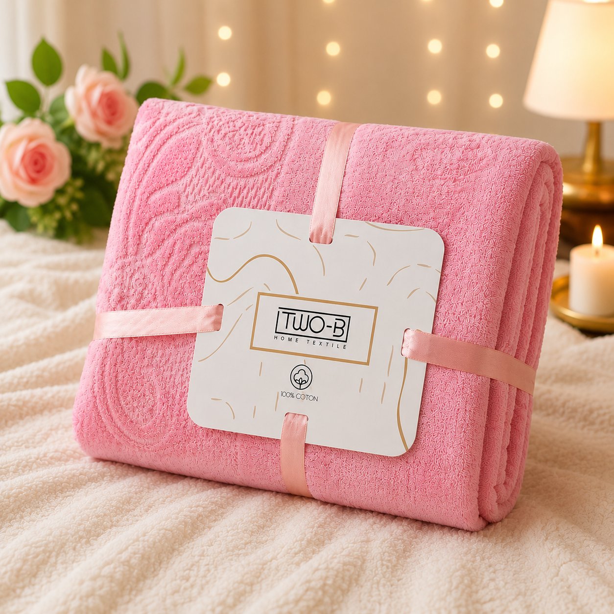 Lot de Serviettes de Douche (2 pièces)