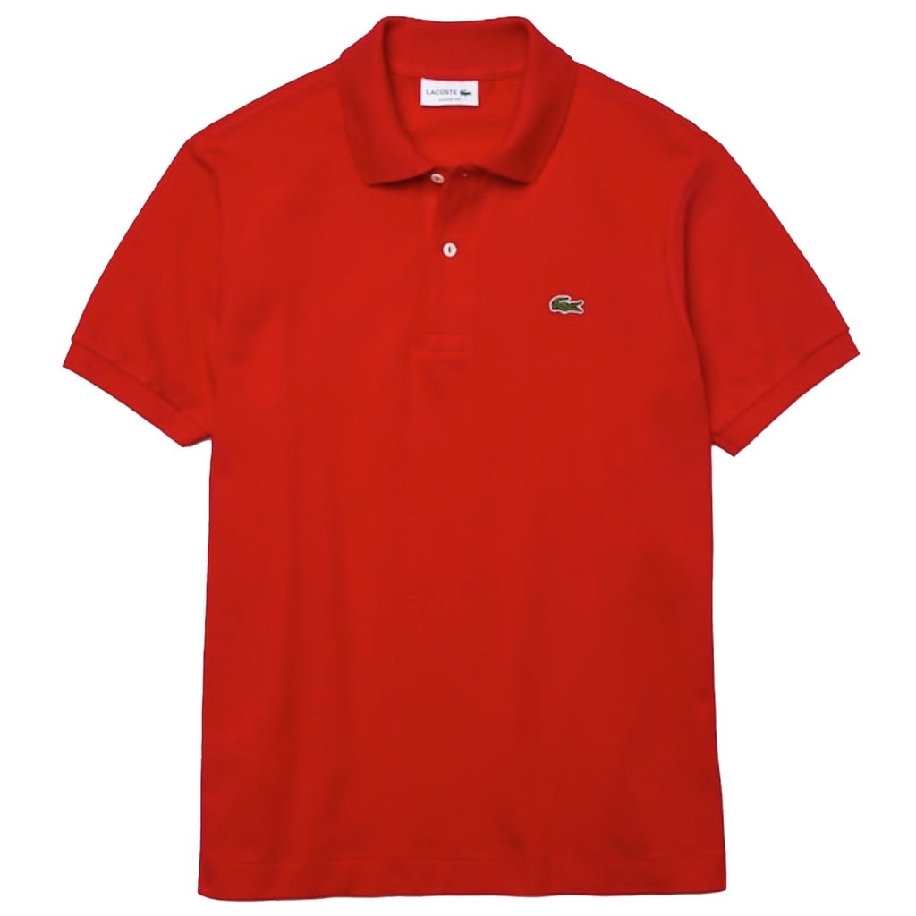 Lacoste classique polo red (taille :L)