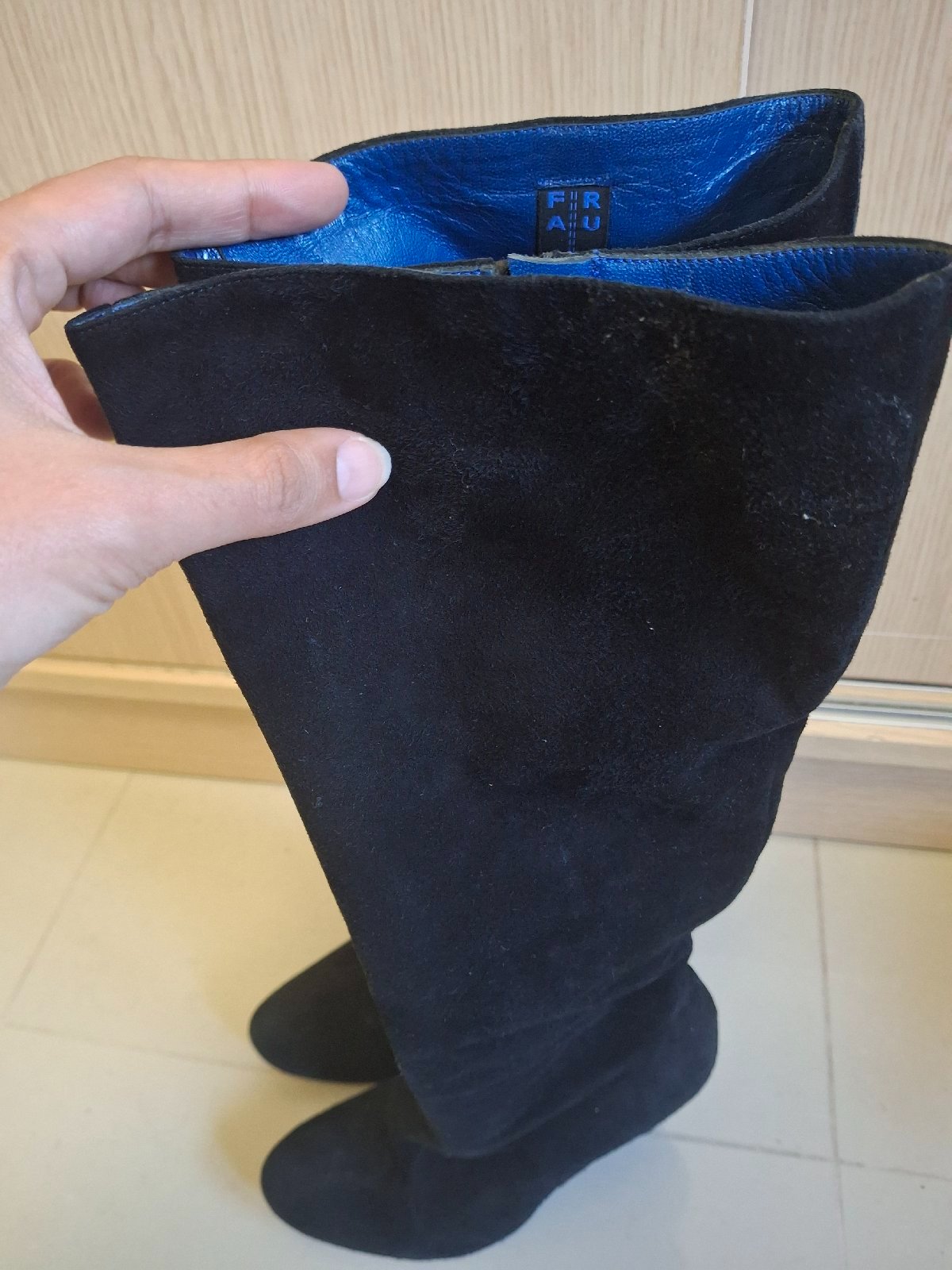 Bottes en cuir noires