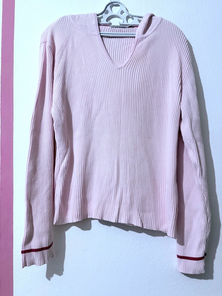 Pull Tommy Hilfiger à capuche femme avec Top à manches longues taille XL