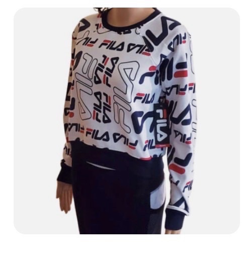 Sweat-shirt Fila Authentic Selfie pour femme Taille M
