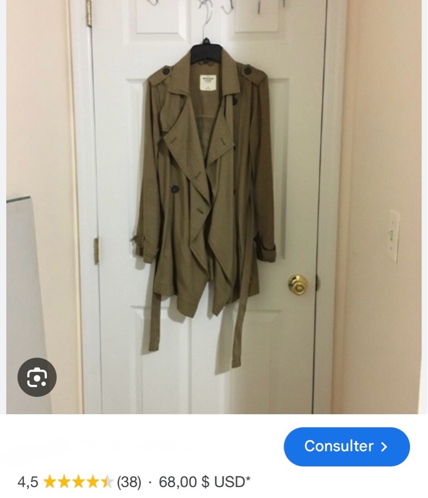 TRENCH COTON DOUBLE BOUTONNAGE