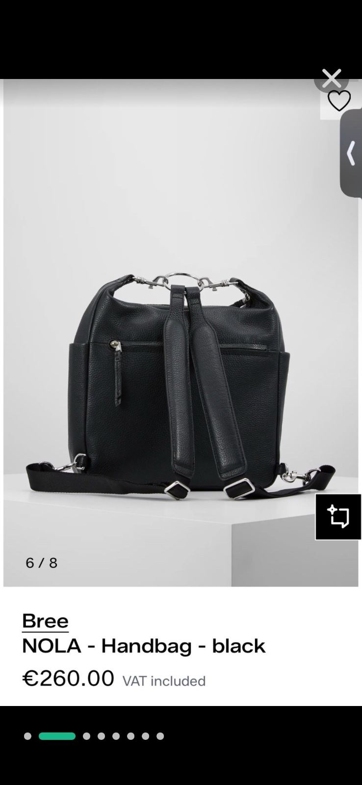 Sac luxe de la marque "Bree" cuir