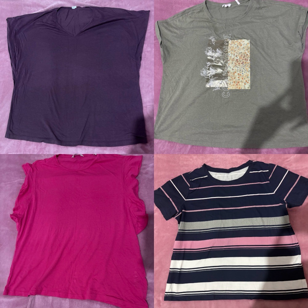 Lots des quatre pulls conton taille 46/48