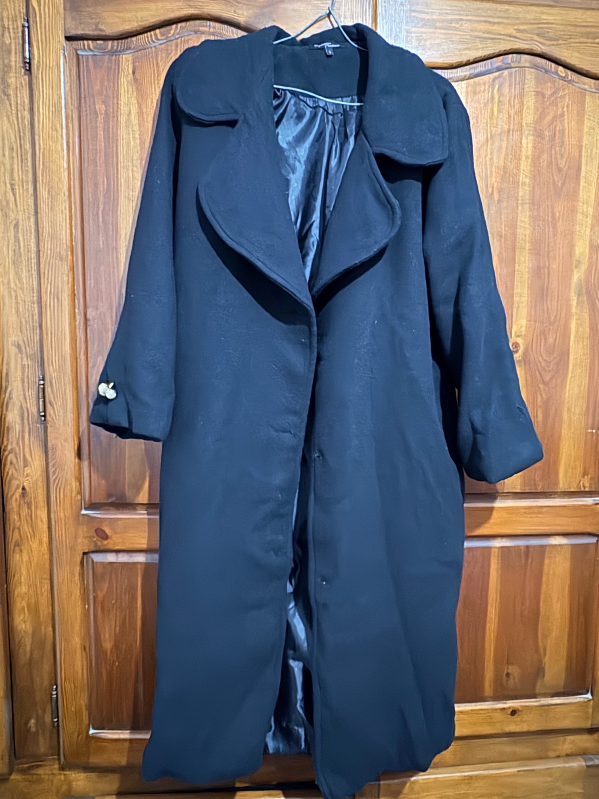 Manteau cachemire sans portons Taille L
