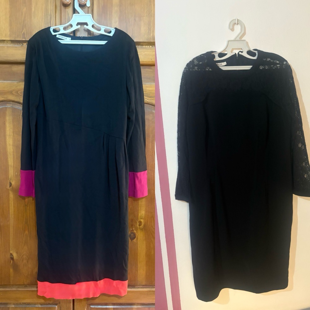 Lots des deux robes différentes la marque mabrouk taille XL