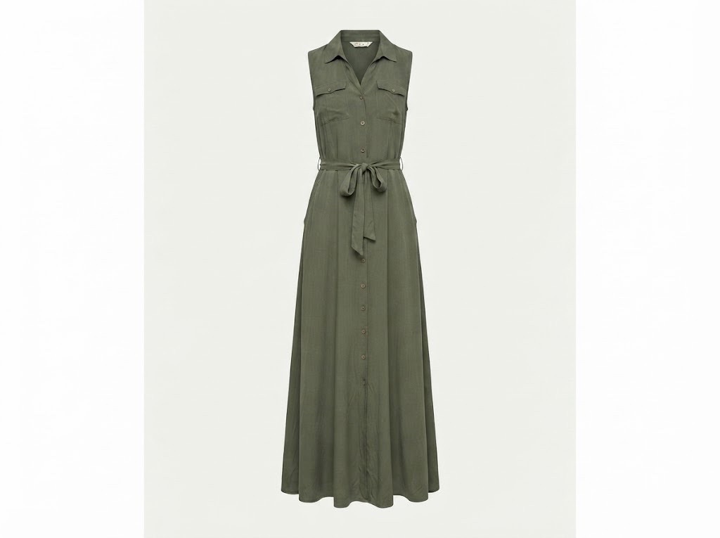 Robe chemise maxi