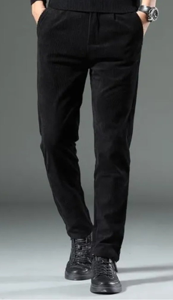 Pantalon zara man velours noir