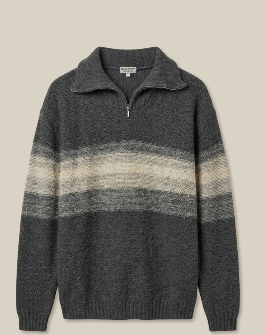 Pull homme bleu marine 