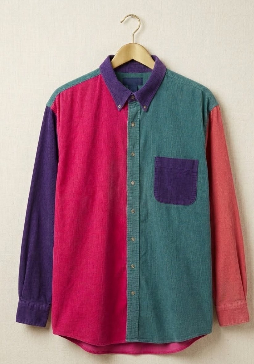 Chemise homme multicolores 